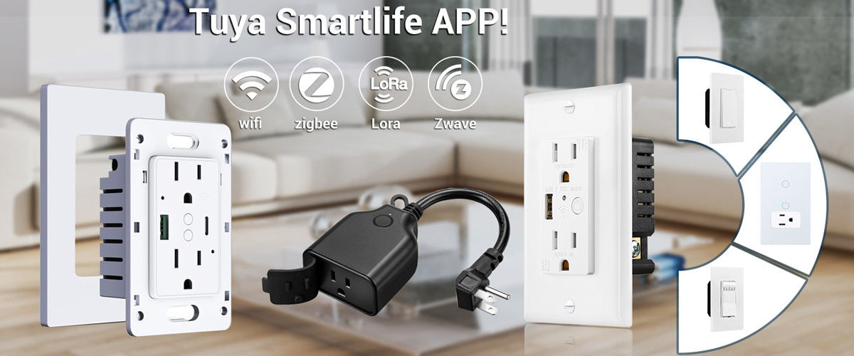 Outlet lampu malam USB