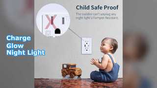 Stopkontak USB Lampu Malam: Isi Daya & Nyalakan!