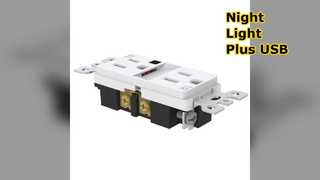 Steker Lampu Malam Putih Hangat 15A 125V